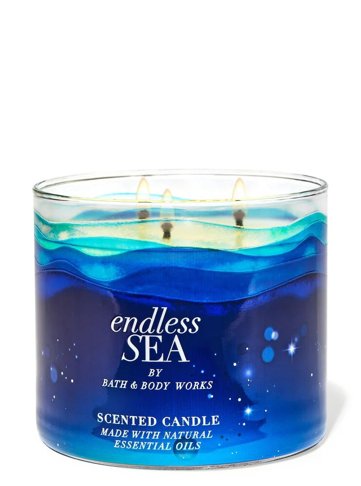 Bath & Body Works Endless Sea 3-Wick Candle