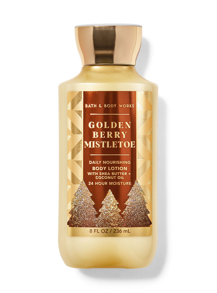 Bath & Body Works Golden Berry Mistletoe Daily Nourishing Body Lotion
