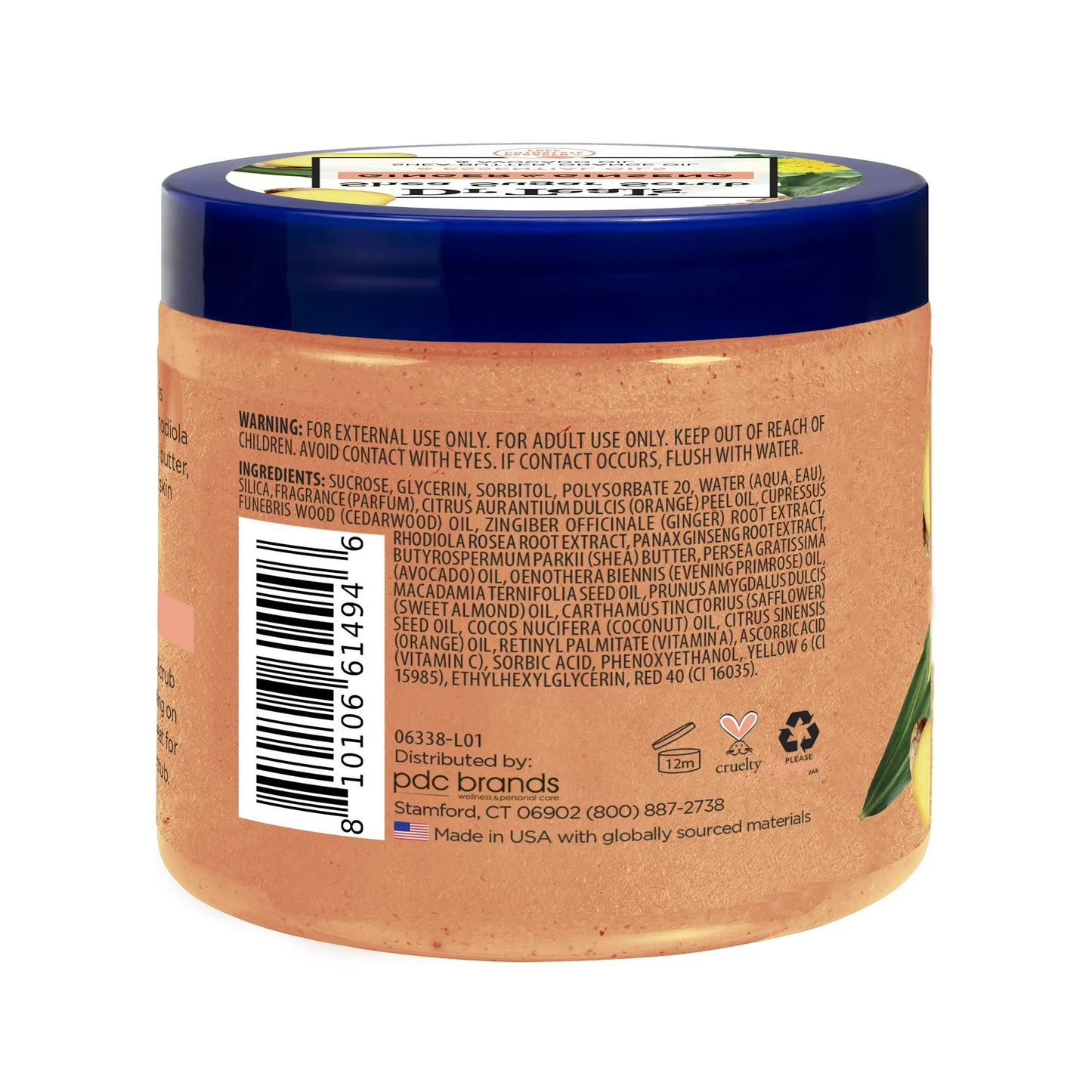 Dr Teal’s Shea Sugar Body Scrub with Ginger, Ginseng & Essential Oil