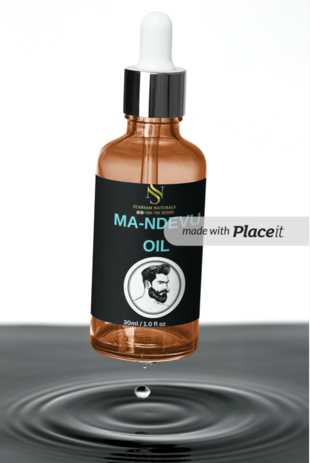 Mandevu Beard Growth Oil.