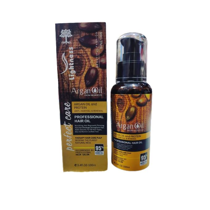 Lightness Argan Oil and Protein Anti Hair Fall & Renewal Oil – 100ml