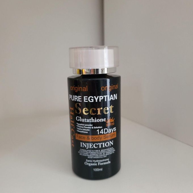 Pure Egyptian Secret Glutathione Injection Face & Body Serum Starsam Naturals Pure Egyptian Secret Glutathione Injection Face & Body Serum Starsam Naturals