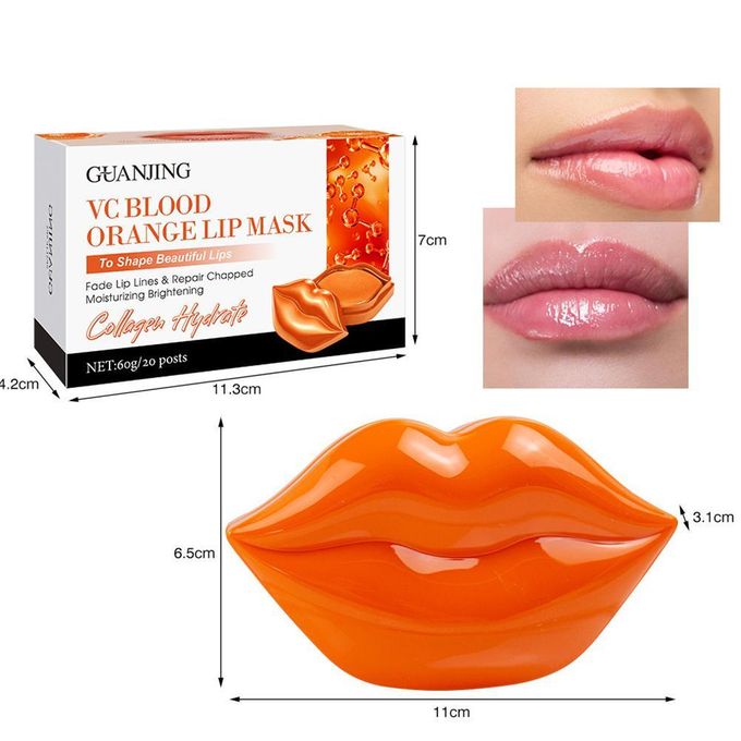 Guanjing Orange Moisturizing Lip Mask – 20 Patches
