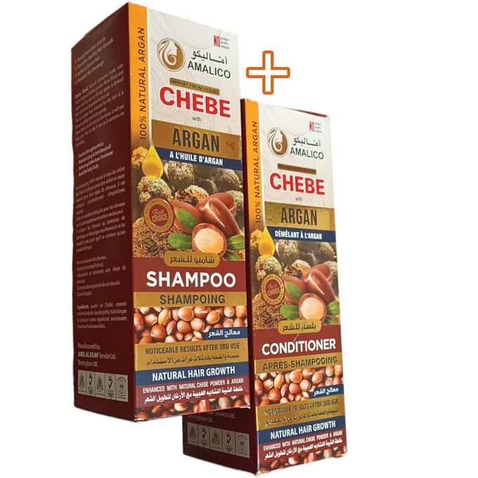 AMALICO Chebe Tchad Hair Shampoo with Argan Oil – 500ml