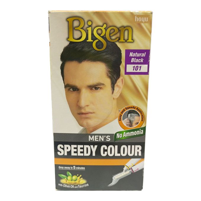 Bigen Men’s Speedy Hair Color 101 – Black Natural