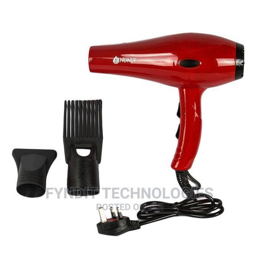 π₯ LIMITED DEAL β Nunix HD01 2-in-1 Salon Hair Blow Dryer & Straightener | Fast Drying + Sleek Straight + All Hair Types | KSh 2,950