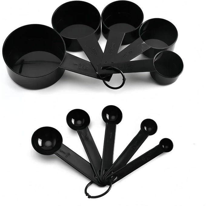 CYFAZA Measuring Cups and Spoons, 10-Piece Set