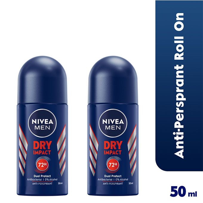 NIVEA Men Dry Impact Anti-Perspirant Roll-On 50ML