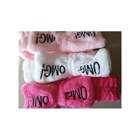 AA Fashion 3PC OMG Headband Fleece Set – Soft, Cute & Stretchy Hair Accessories for Women