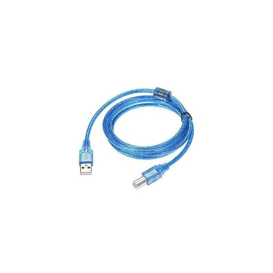 1.5m USB-A to USB-B 2.0 Charging and Data Transfer Printer Cable