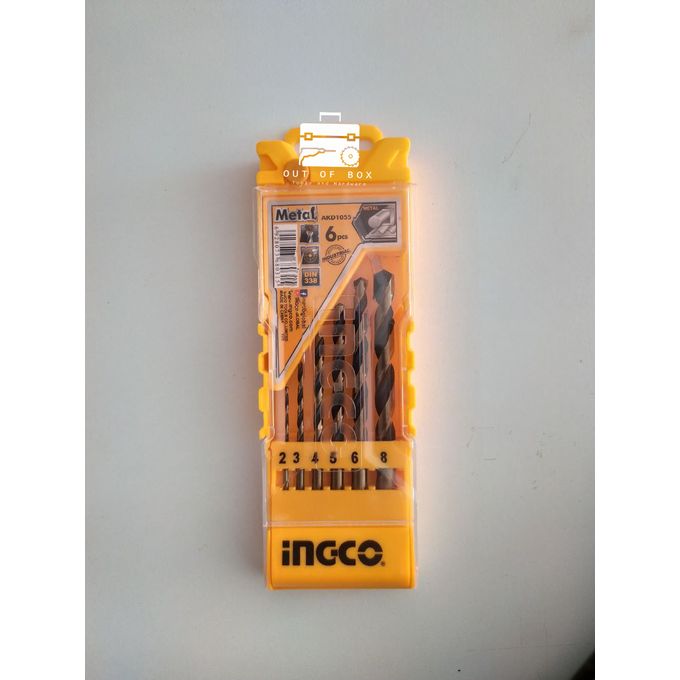 Ingco Metal Drill Bits Set (6pcs)
