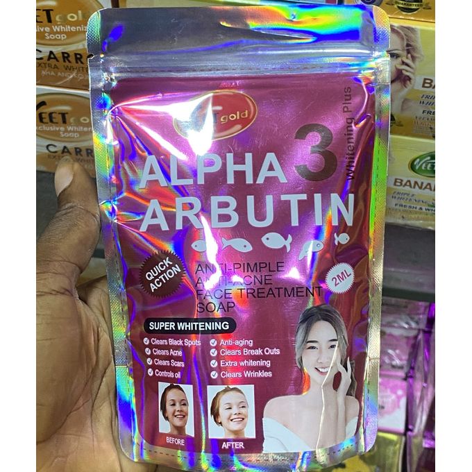 VEET GOLD Alpha Arbutin Facial Treatment Soap