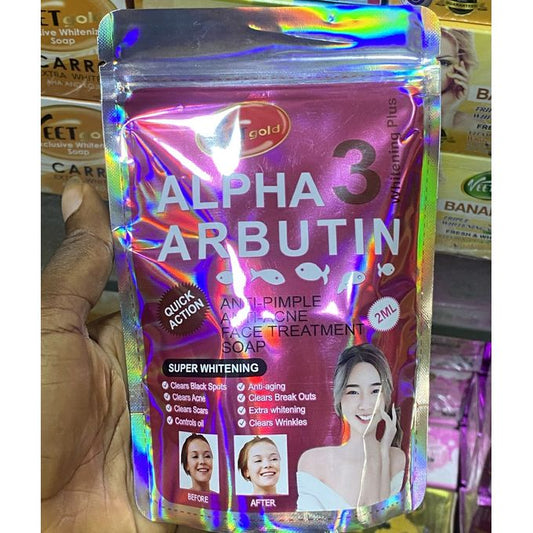 VEET GOLD Alpha Arbutin Facial Treatment Soap