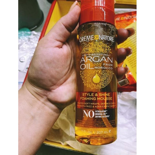 Creme of Nature Style and Shine Foaming Mousse