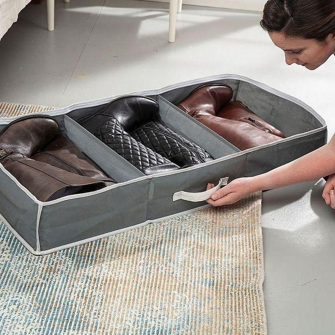Under-the-Bed Shoe & Boot Storage Organizer Bag