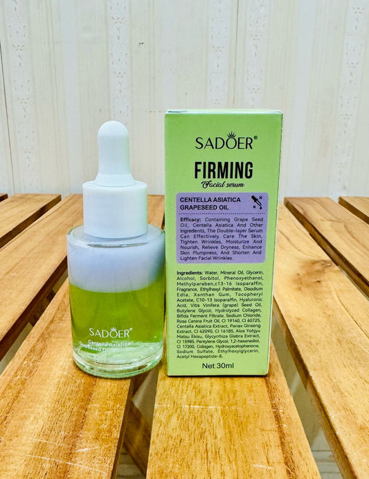 SADOER Firming Centella Asiatica Grapeseed Oil Facial Serum – 30ml