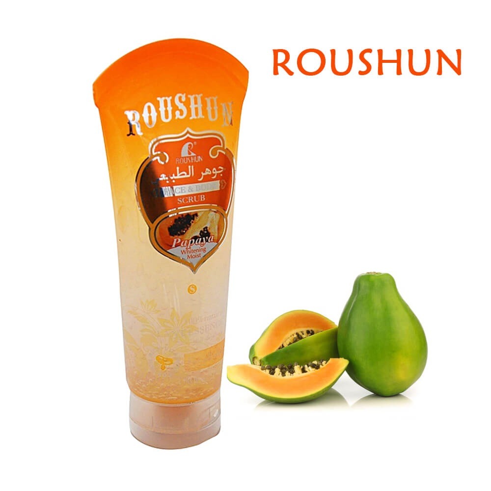 Roushun Papaya Face & Body Scrub 120ml