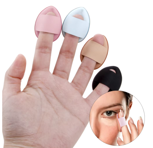 10pcs Mini Finger Powder Puff