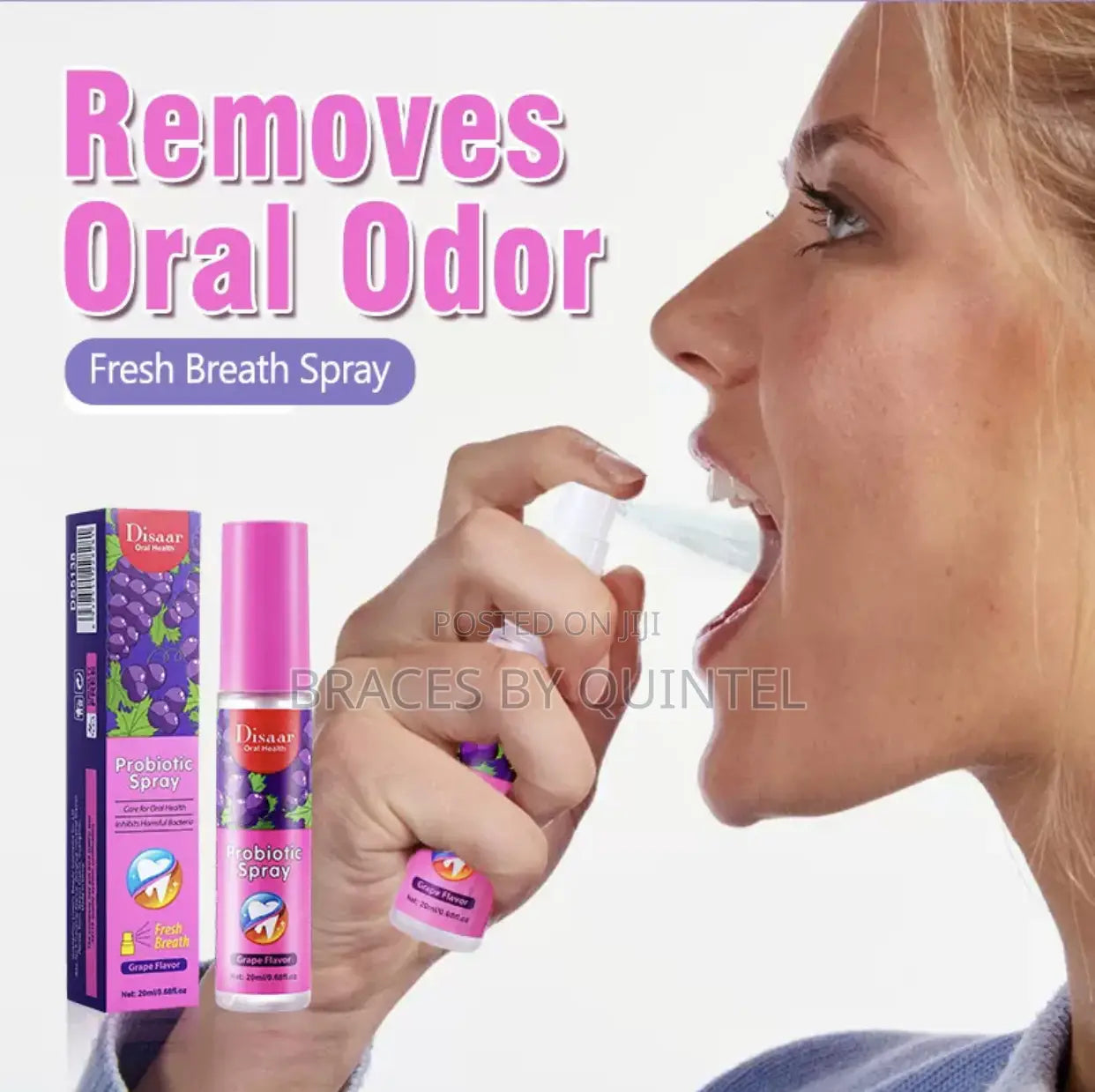 Disaar Mouth Probiotic Spray Grape Flavor