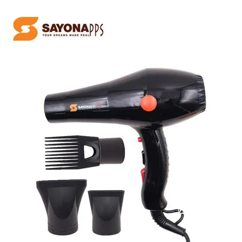Sayona SY-1000 Salon Hair Blow Dryer with 2 Speeds