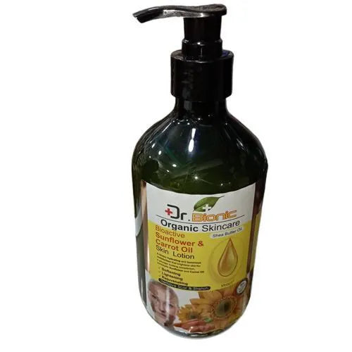 Dr. Bionic Organic Skincare Sunflower & Carrot Oil Body Lotion