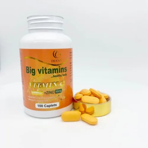 Duozi Big Vitamin C with Zinc 1000 mg – 100 Caplets