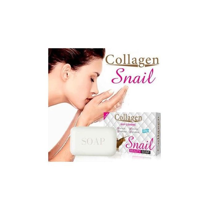 Collagen Deep Cleansing Snail Beauty Soap