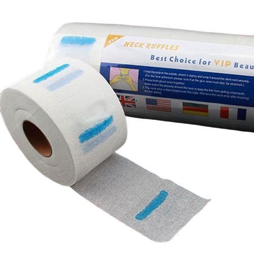 500pcs Disposable NeckRoll Paper Strip For Barbershop/Salon.
