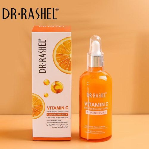 DR RASHEL Vitamin C Cleansing Milk contains niacinamide brightening and anti-aging agent.