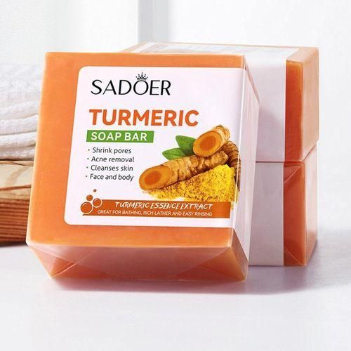 SADOER Turmeric Face Soap, Anti Acne Soap