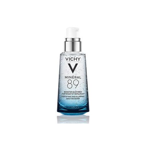 Vichy Mineral 89 Fortifying & Plumping Daily Booster Serum. Moisturizes, Plumps, Hydrates, Tones, Glows, Strengthen, Repairs, Improve 15 signs of skin damage, Evens, Removes Wrinkles, Dullness & Firms