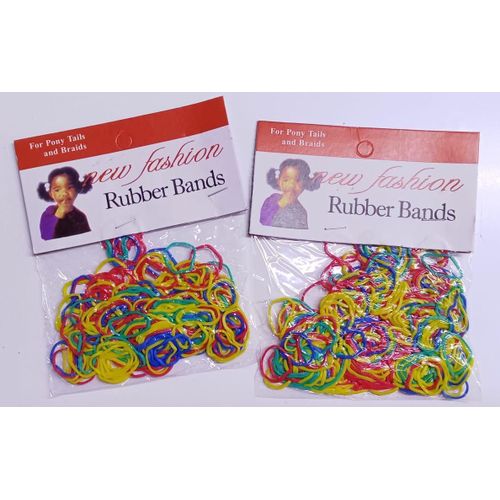 MiniColoured Elastic Kids Hair Rubber Bands