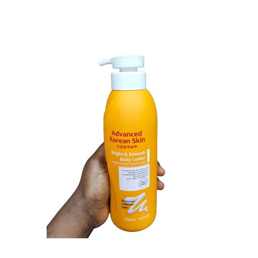 Advanced Korean Skin Bright & Smooth Body Lotion – 500mL