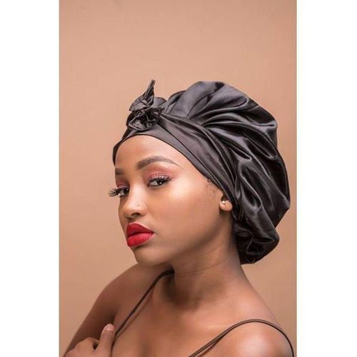 Wide Band Satin Sleep Bonnet Sleep Cap