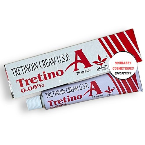 TRETINO Cream Tretinoin 0.05% w/w Fade Discoloration Speed New Cell Renewal Youthful Clear Skin