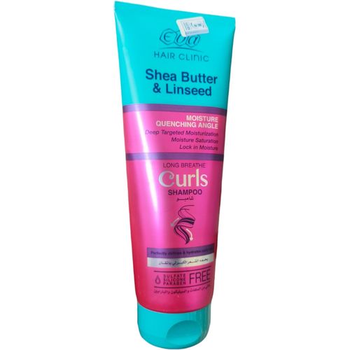 Eva Hair Clinic Shea Butter & Linseed Curls Shampoo bc