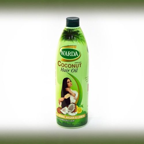 Warda Coconut enriched hair oil with Henna,Argan&lemon for extra control on Hair fall &dandruff