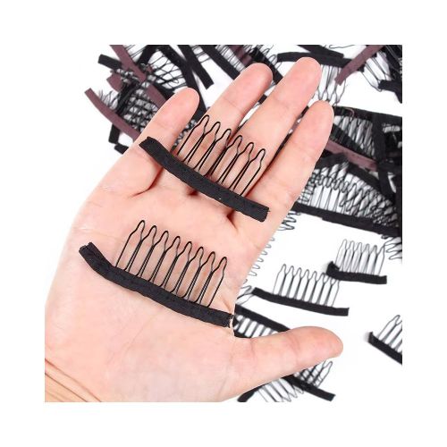 Steel Tooth Wig Clips, Black