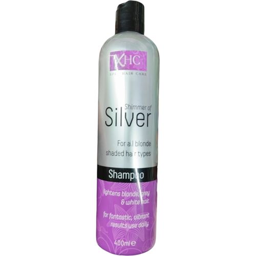 XHC Shimmer Of Silver For All Blond Shaded Hair Types Shampoo Lightens Blonde, Grey & White Hair pp