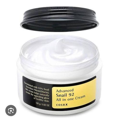 Cosrx Advanced Snail 92% All In One Cream, Moisturizer Enriched With 92%Snail Mucin +FREE GIFT