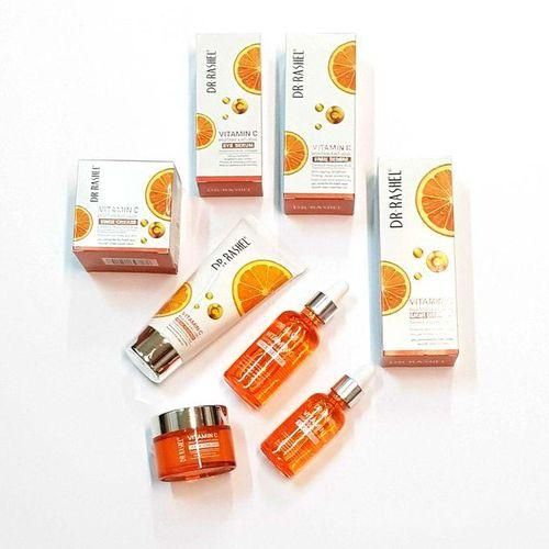 DR RASHEL 4in1 Set Vitamin C Series(Face+Eye Serum,Cream&Cleanser)
