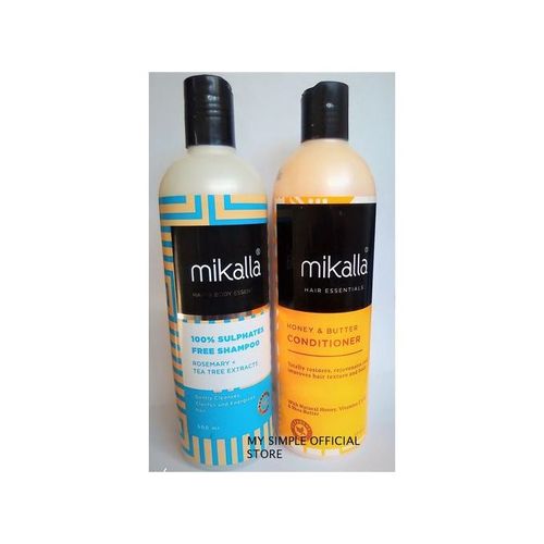 Mikalla Sulphate Free Shampoo + Honey And Butter Conditioner.