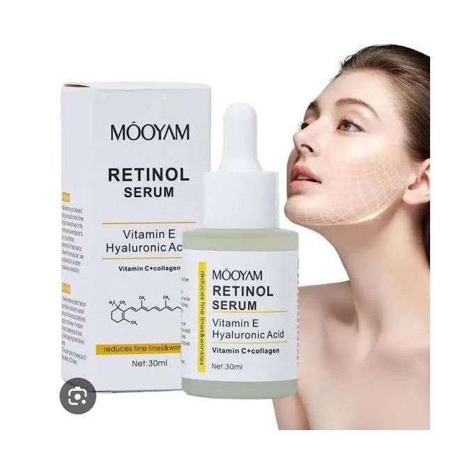 MOOYAM Retinol Serum with Vitamin E & Hyaluronic Acid (30ml)