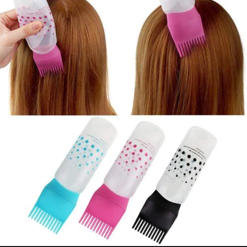z Empty Hair Dye Applicator Brush Bottle
