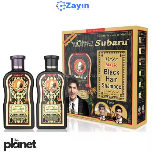 Dexe Subaru Herbal Hair Dye Shampoo – Black Color Treatment