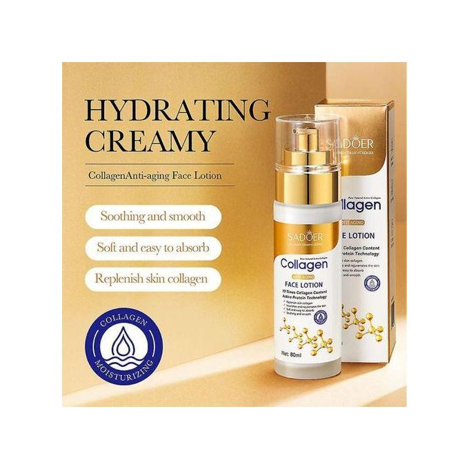 SADOER Collagen Anti‑Aging Face Lotion – 80 ml