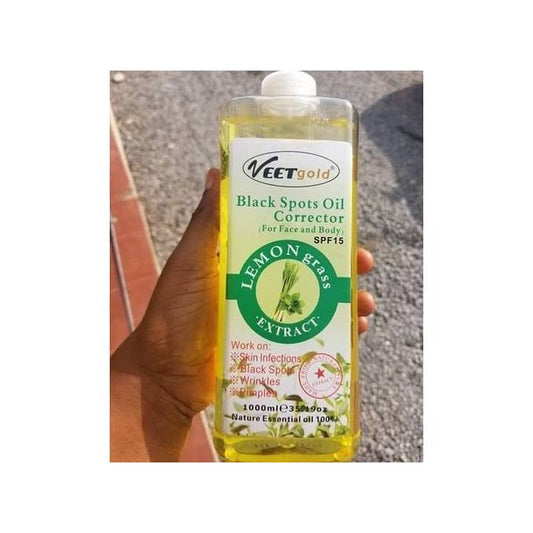 Veet Gold Black Spots Corrector Oil with Lemongrass Extract 1000ml