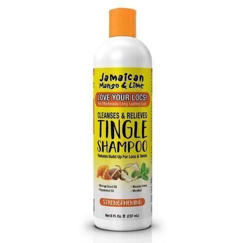 Jamaican Mango & Lime Tingle Shampoo 8oz, Deep Cleansing & Scalp Stimulation
