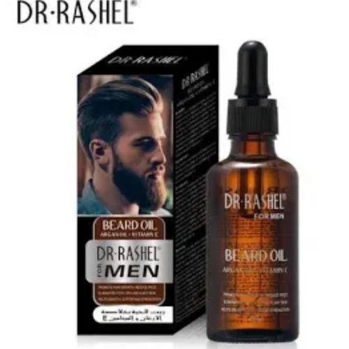 DR RASHEL Dr. Rashel Men Beard Oil – Argan & Vitamin E Growth Formula – Softening, Nourishing & Conditioning (30ml)