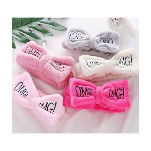Fleece Fuzzy OMG Women Stretchy Headband